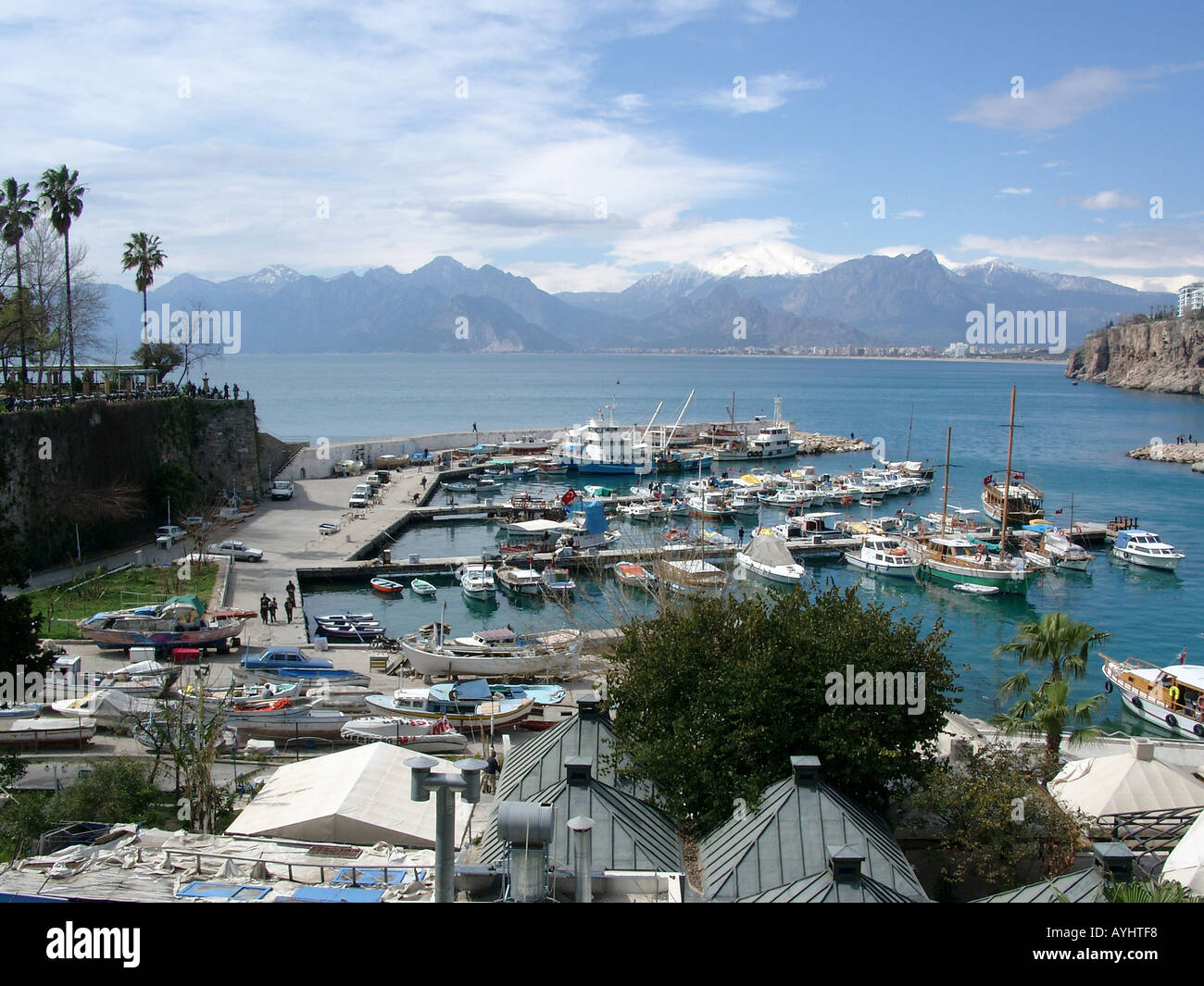 Der Hafen von Antalya Tuerkei Foto Stock