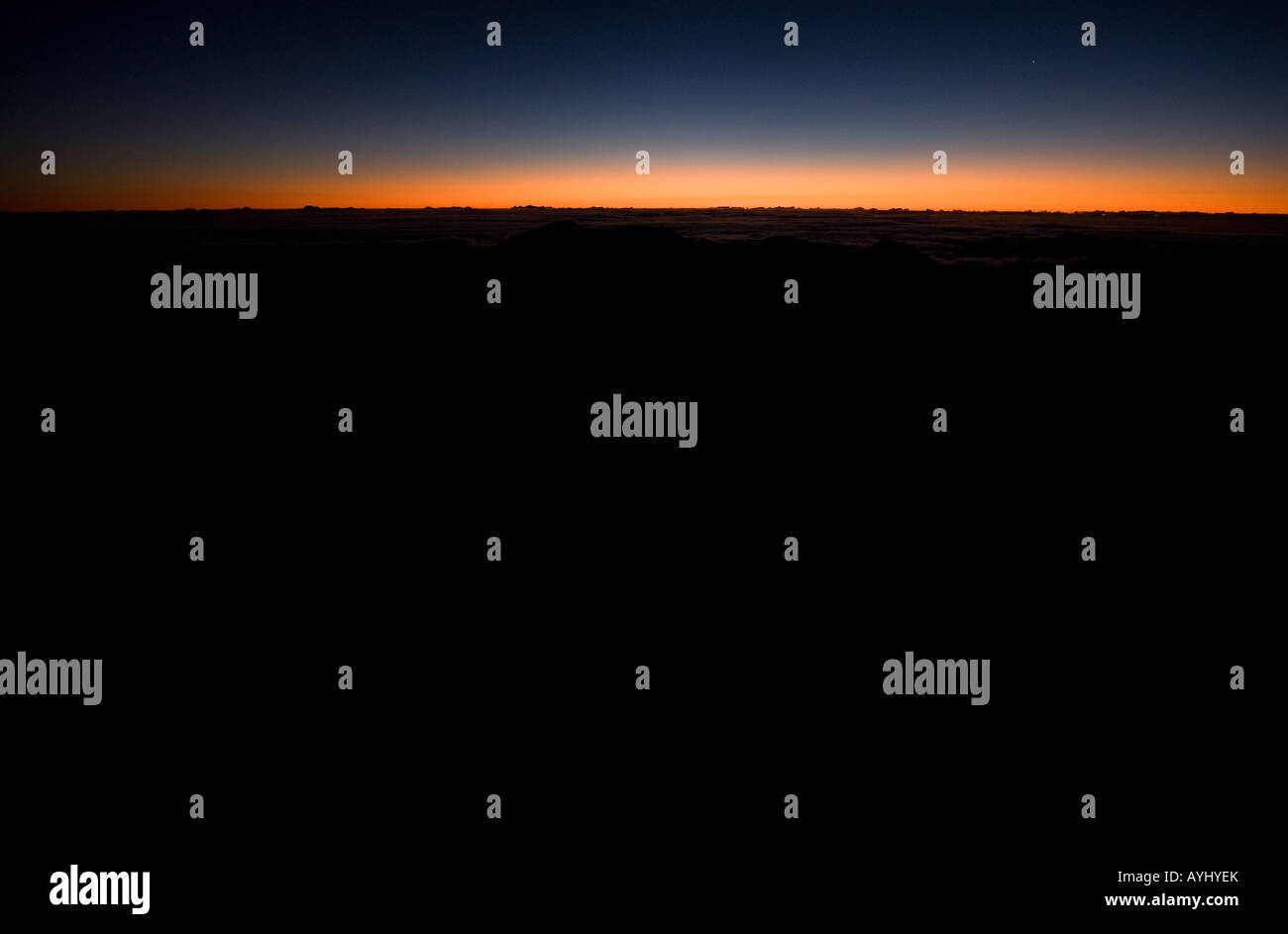 Il Cratere Haleakala a Sunrise, Maui, Hawaii Foto Stock