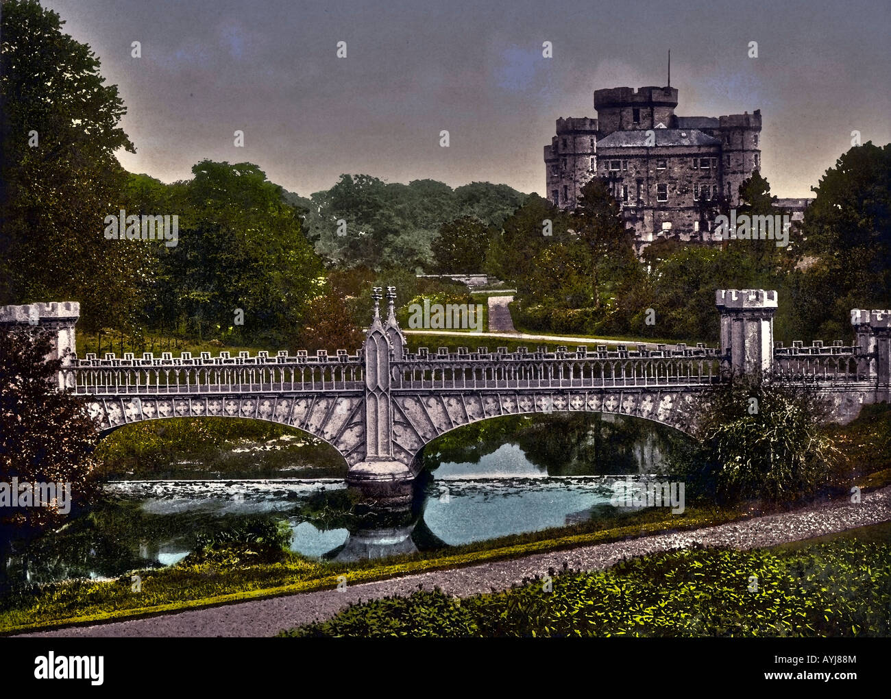 Eglinton Castle Irvine North Ayrshire in Scozia Foto Stock