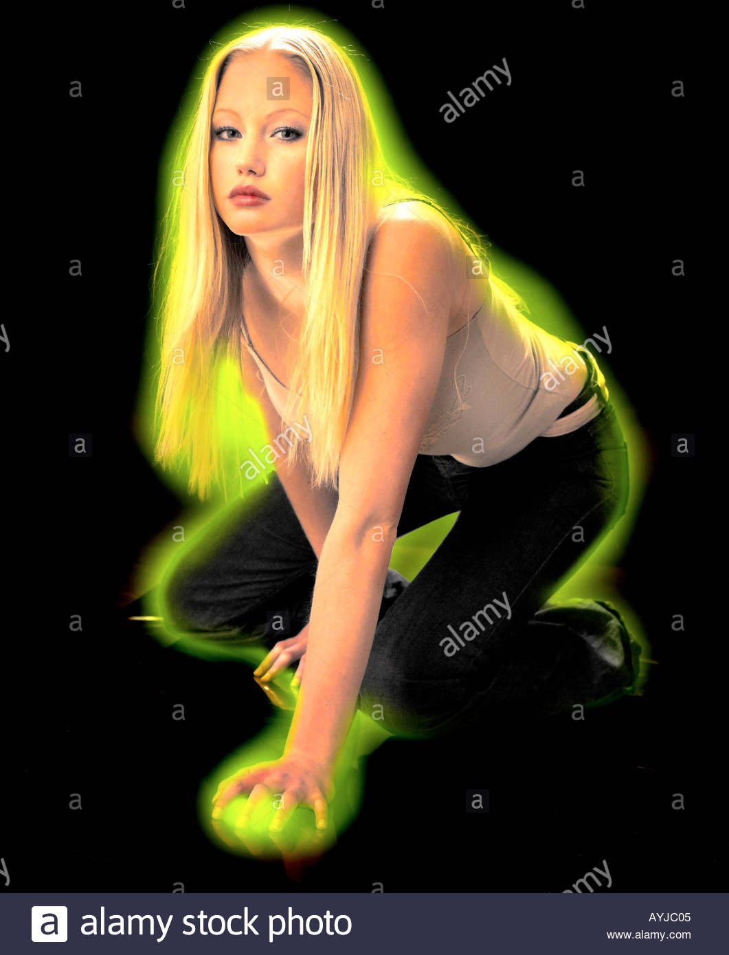 Donna Selvaggia Foto Stock Alamy