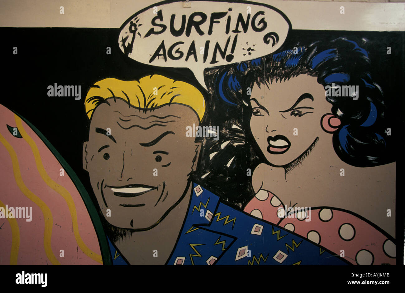 surf di nuovo Foto Stock
