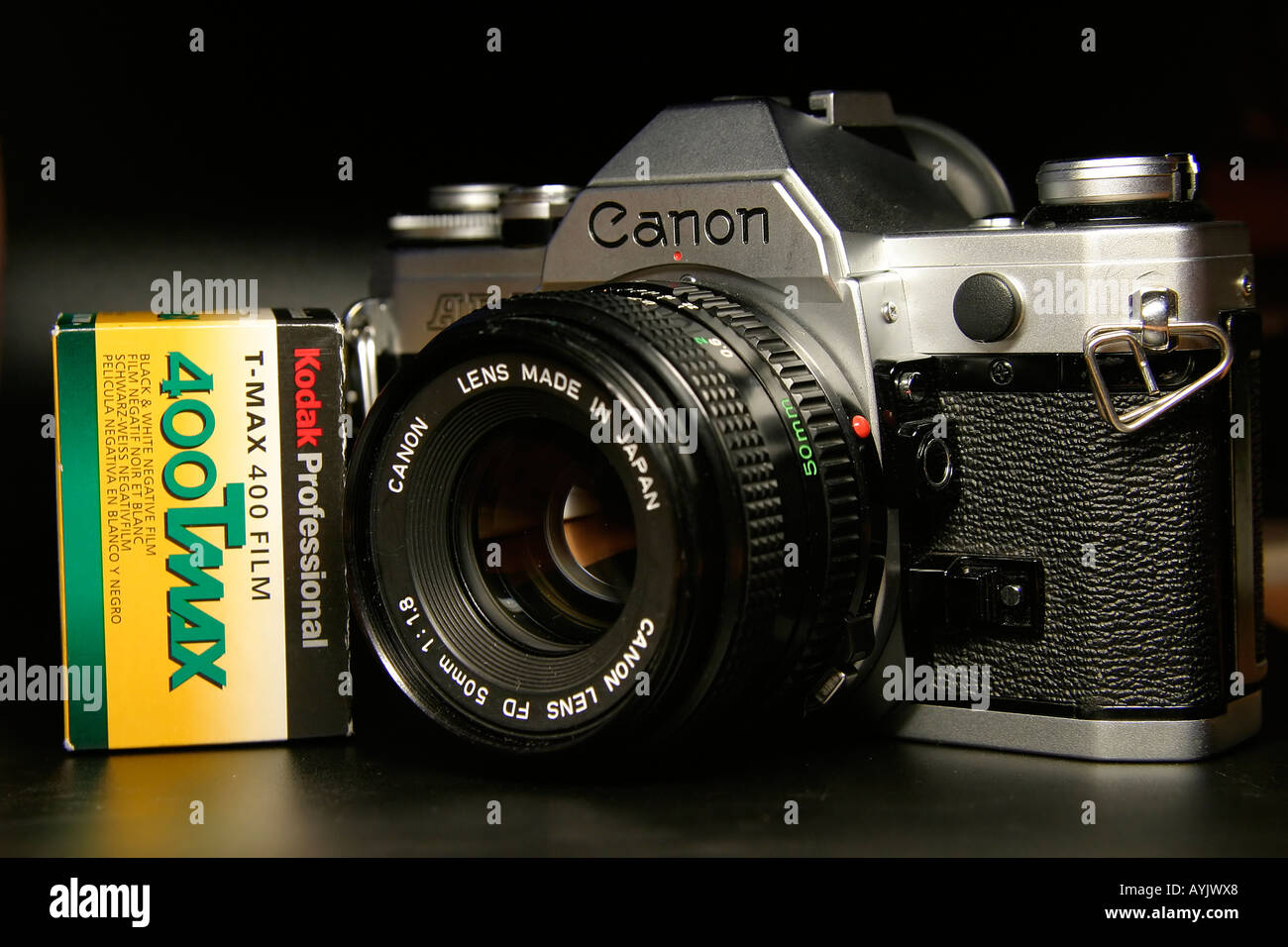 Canon AE 1 telecamera Foto Stock