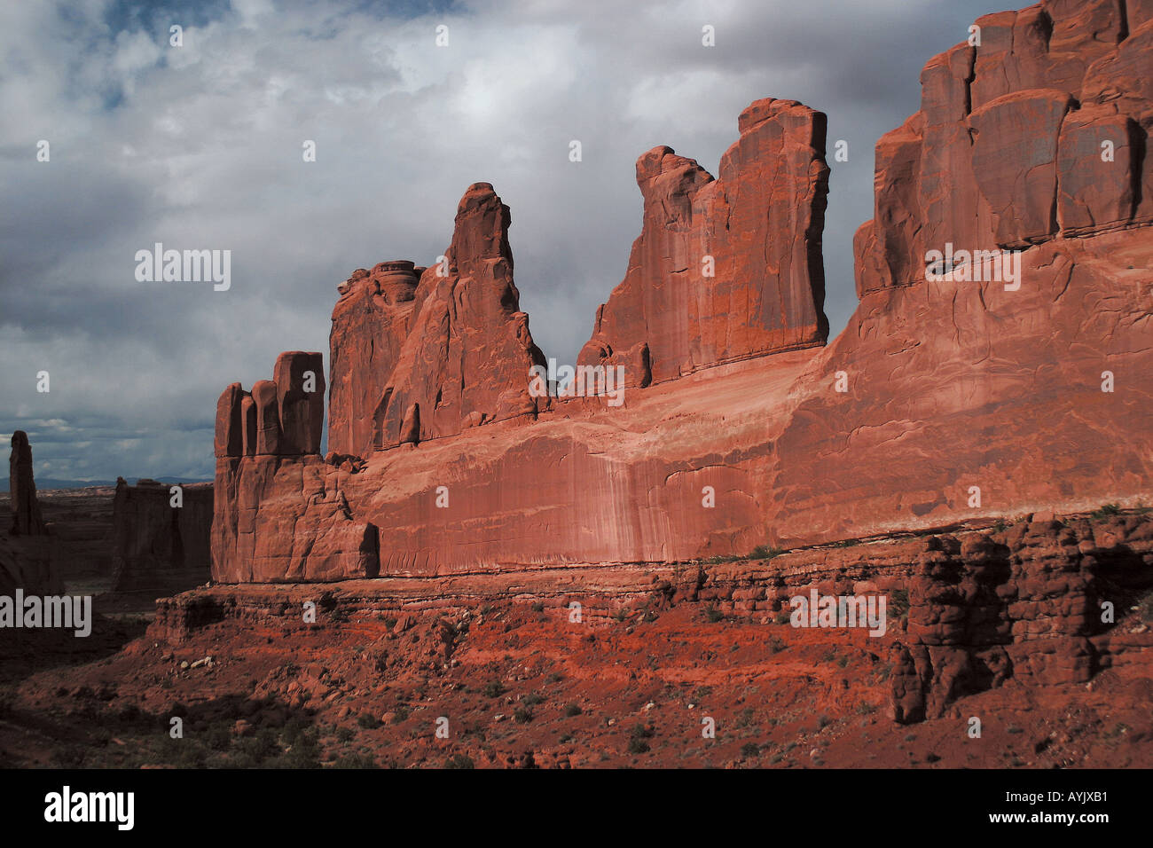 Rote Felsformation USA Utah Foto Stock