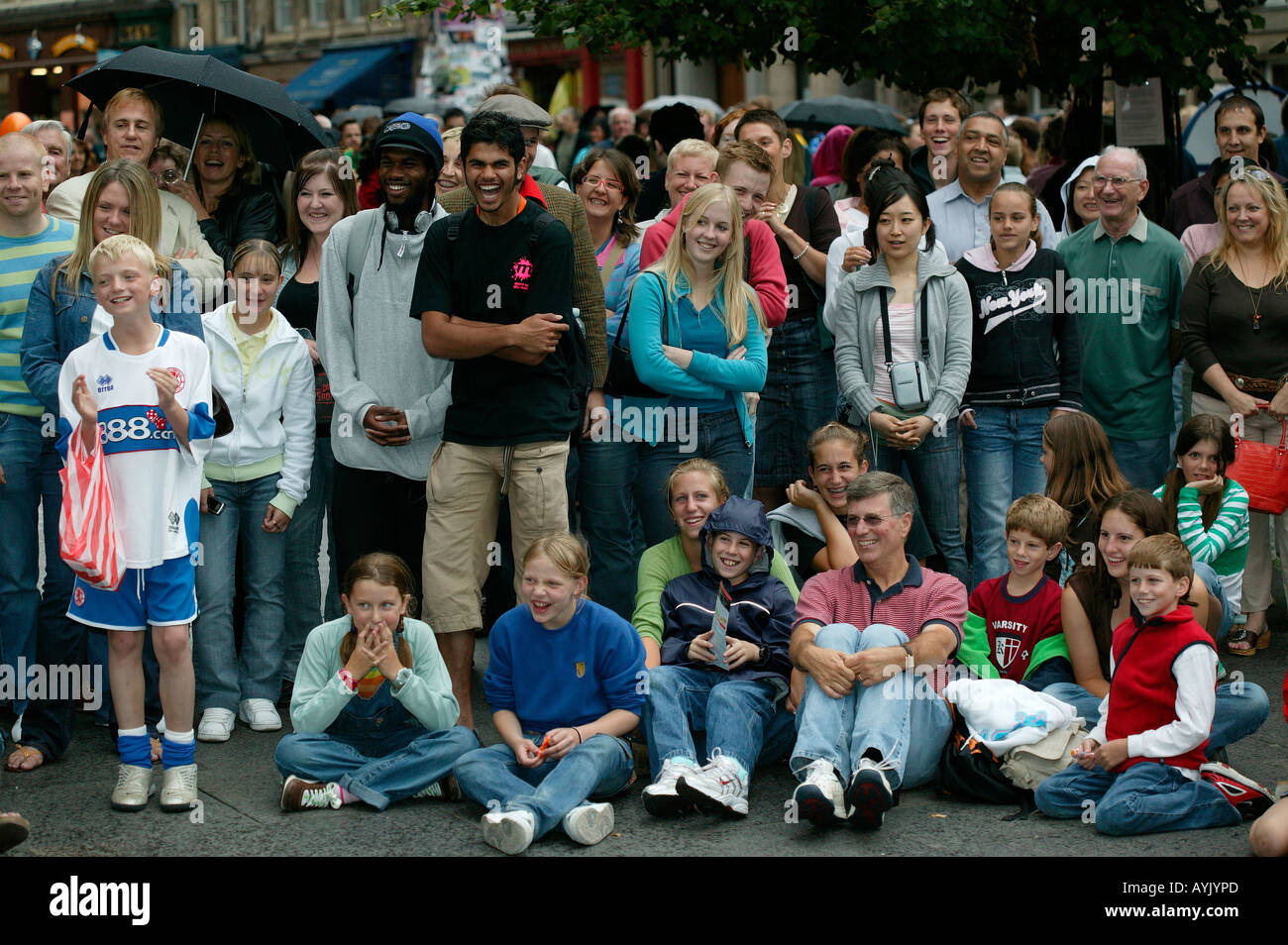 Edinburgh Fringe Festival pubblico, Scozia Foto Stock