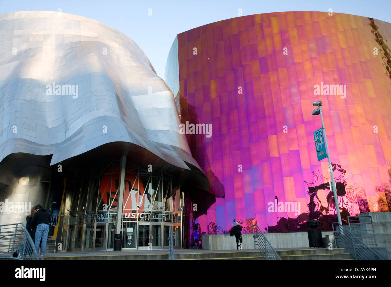 L'esperienza del Progetto della Musica edificio al centro di Seattle Seattle Foto Stock