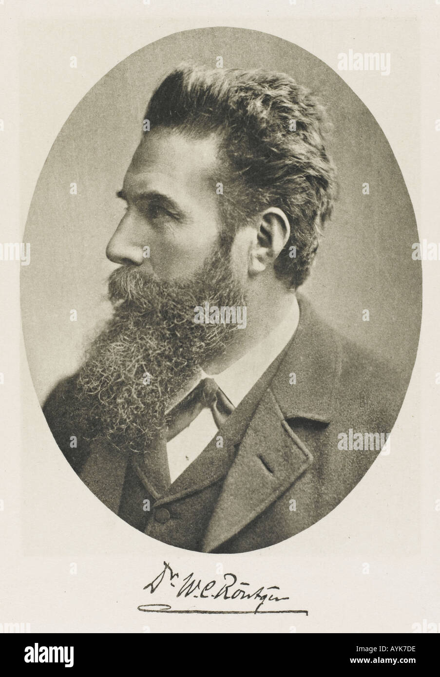 Nobel Rontgen 1901 Foto Stock