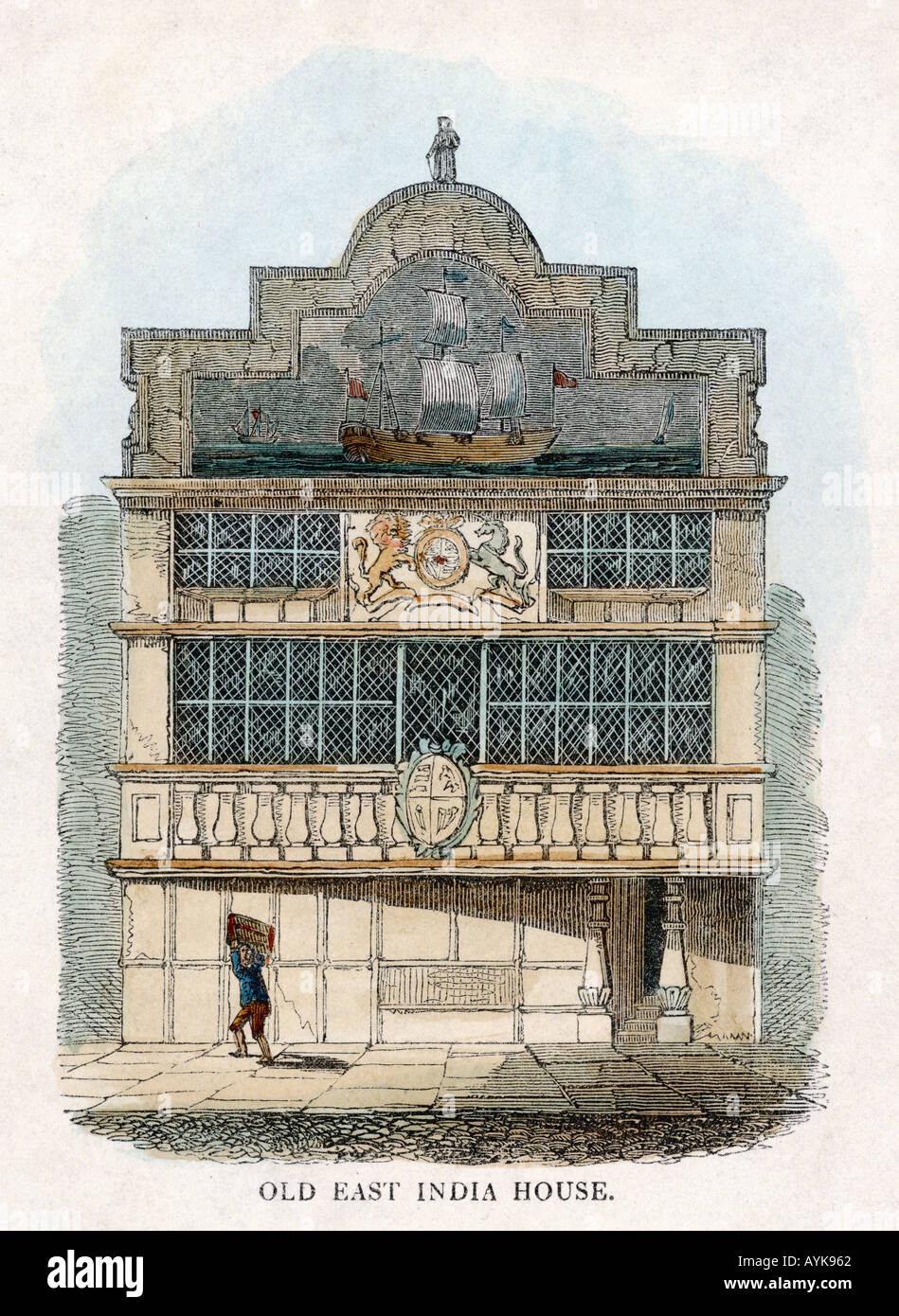 East India House Londra Foto Stock