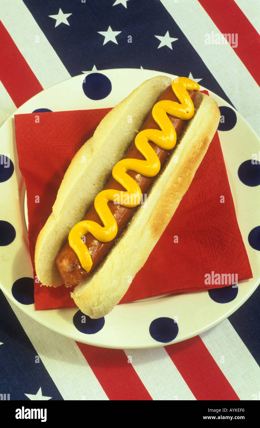 Hot Dog, USA Foto Stock
