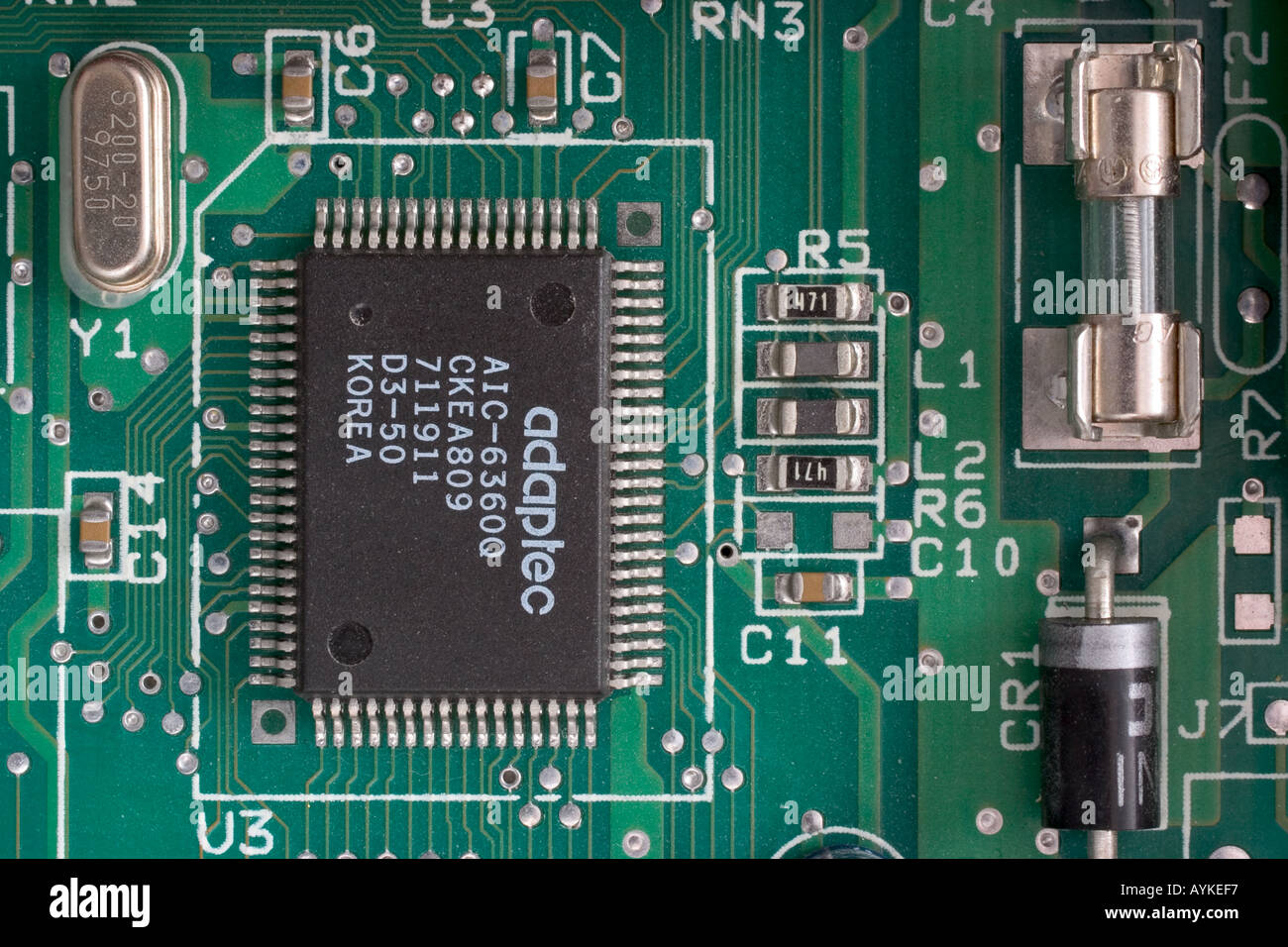 Embedded chip scsi Foto Stock