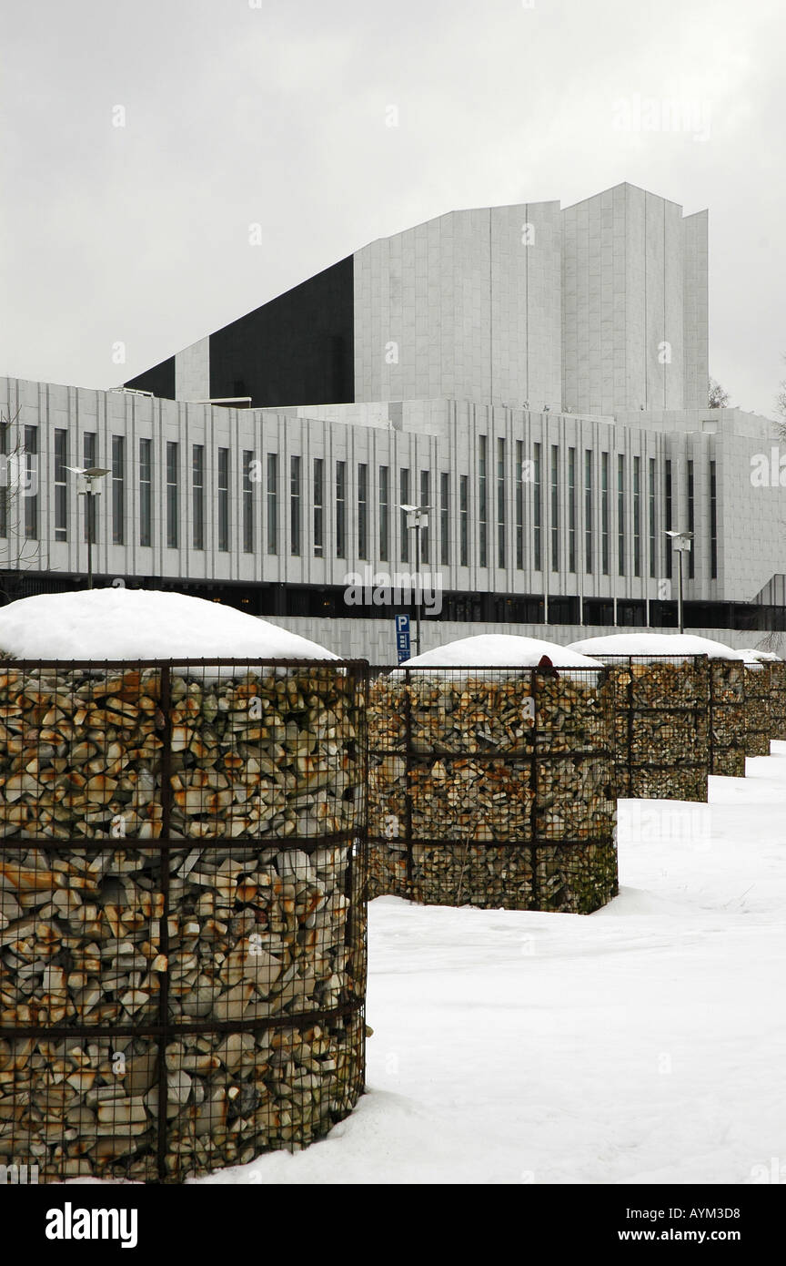 Finlandia Hall, Helsinki, Finlandia Foto Stock