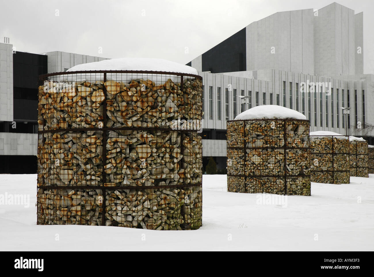 Finlandia Hall, Helsinki, Finlandia Foto Stock