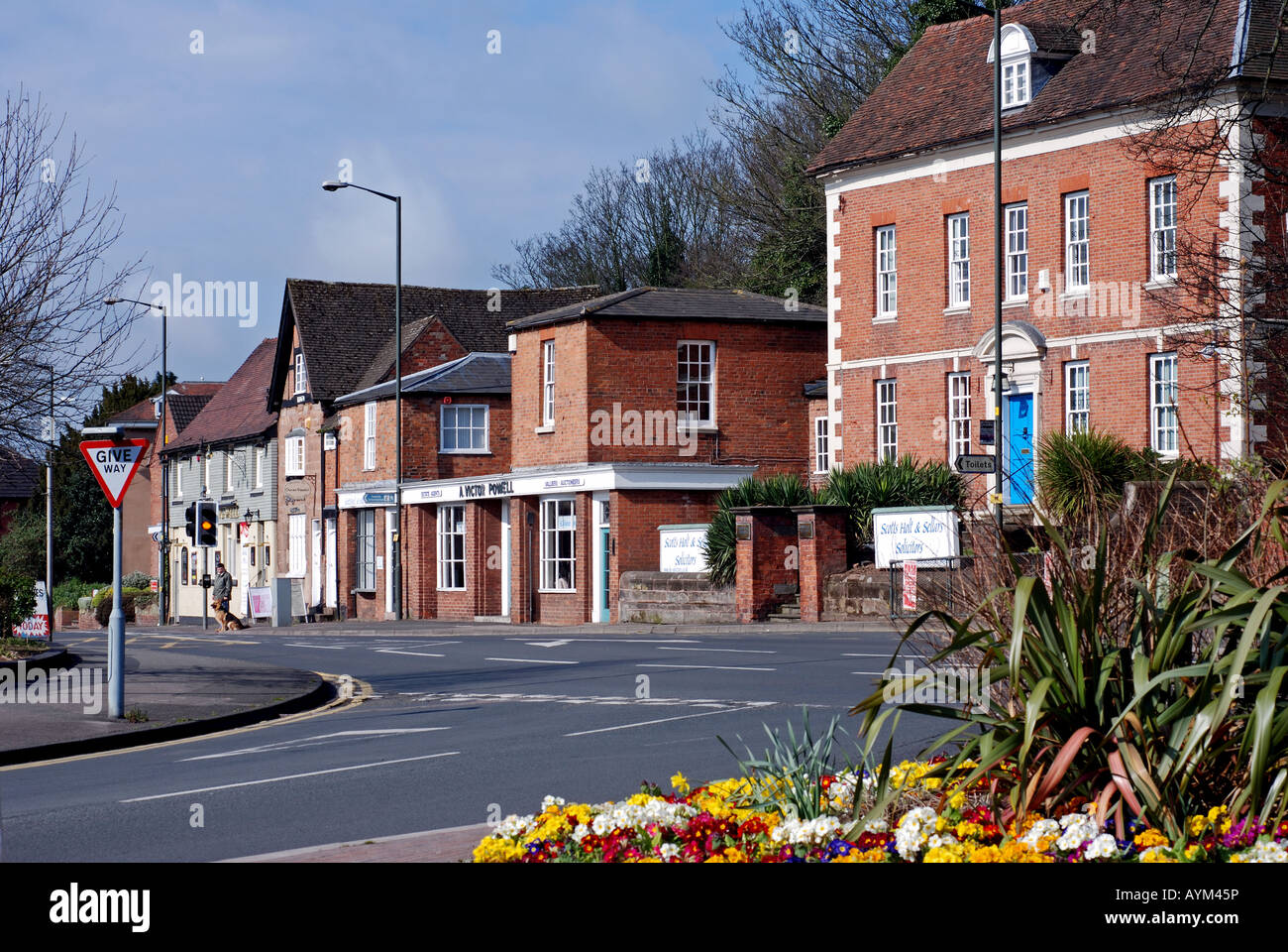 St.John Street, Bromsgrove, Worcestershire, England, Regno Unito Foto Stock
