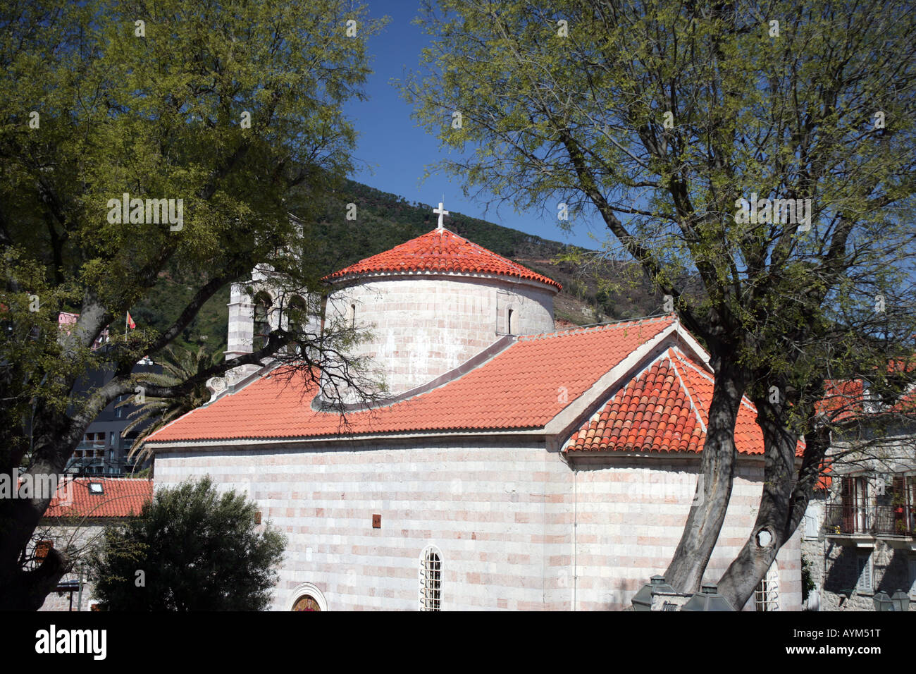 Chiesa della Santissima Trinità Budva Montenegro Foto Stock