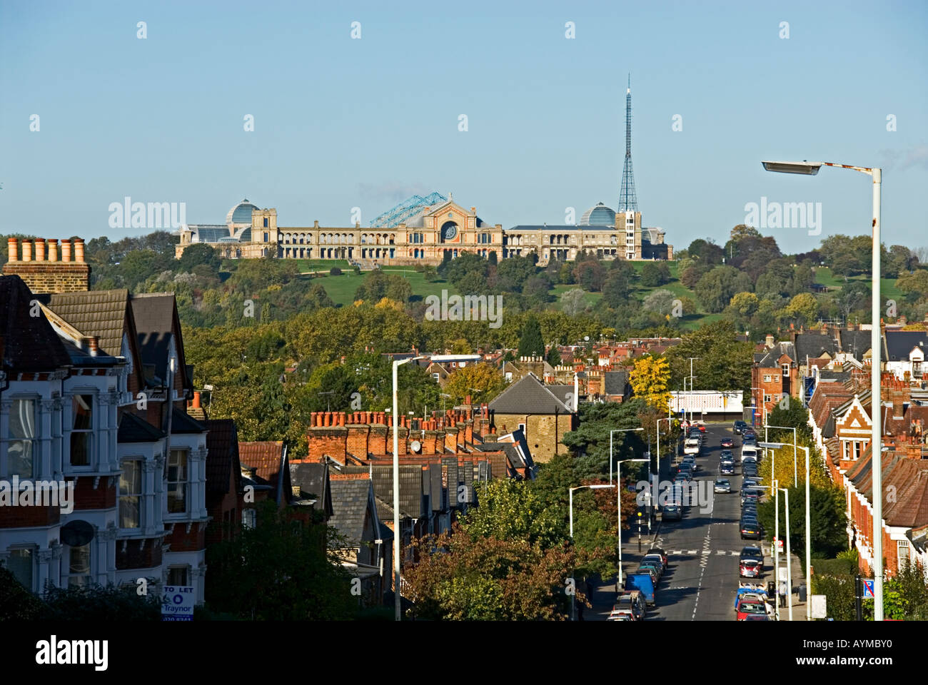 Alexandra Palace AKA Ally Pally in Haringey Londra Foto Stock