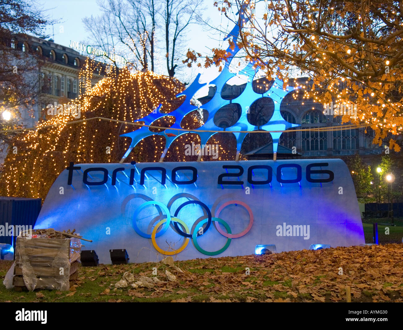 Torino , 2006 Logo Olimpiadi Foto Stock