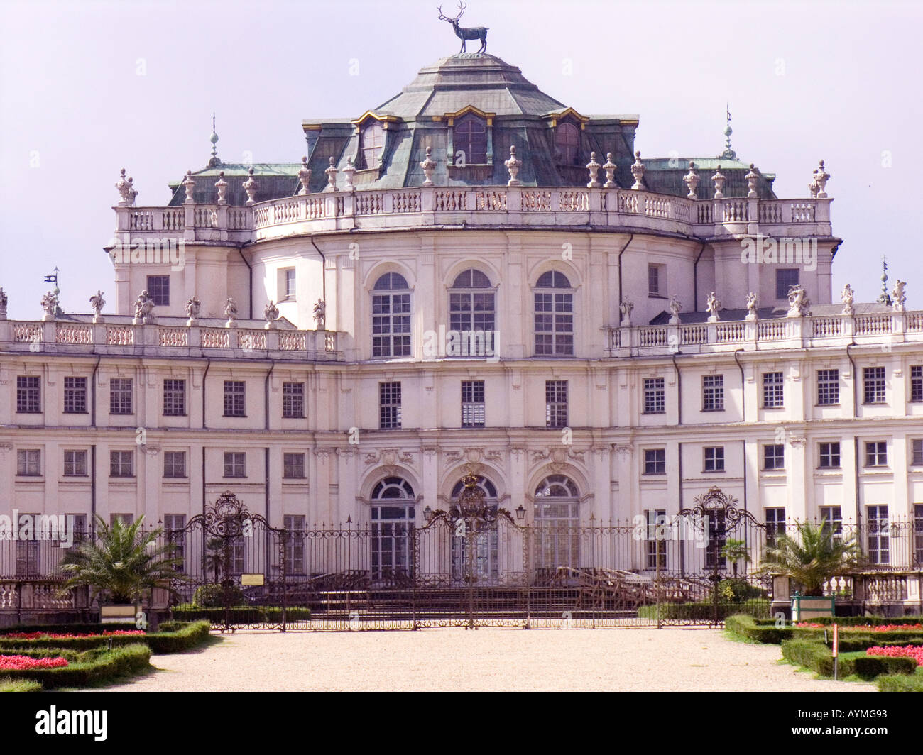 Torino, la Palazzina di Caccia di Stupinigi Foto stock - Alamy