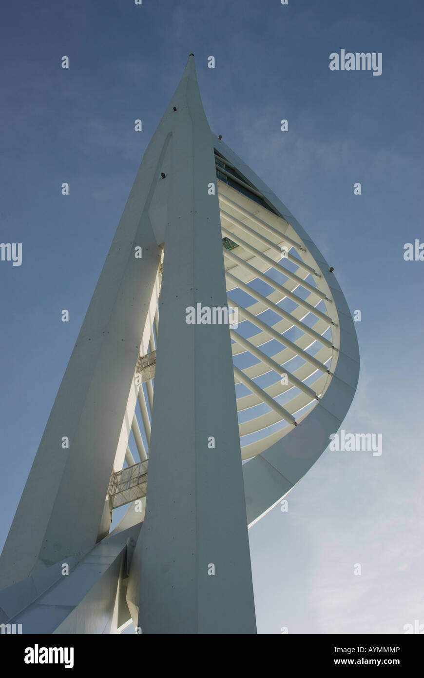 Spinnaker Tower di Portsmouth Inghilterra Foto Stock