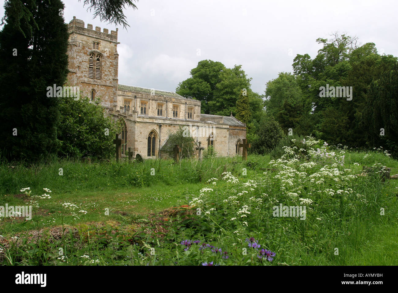Regno Unito Oxfordshire grande Tew St Michaels Chiesa Foto Stock