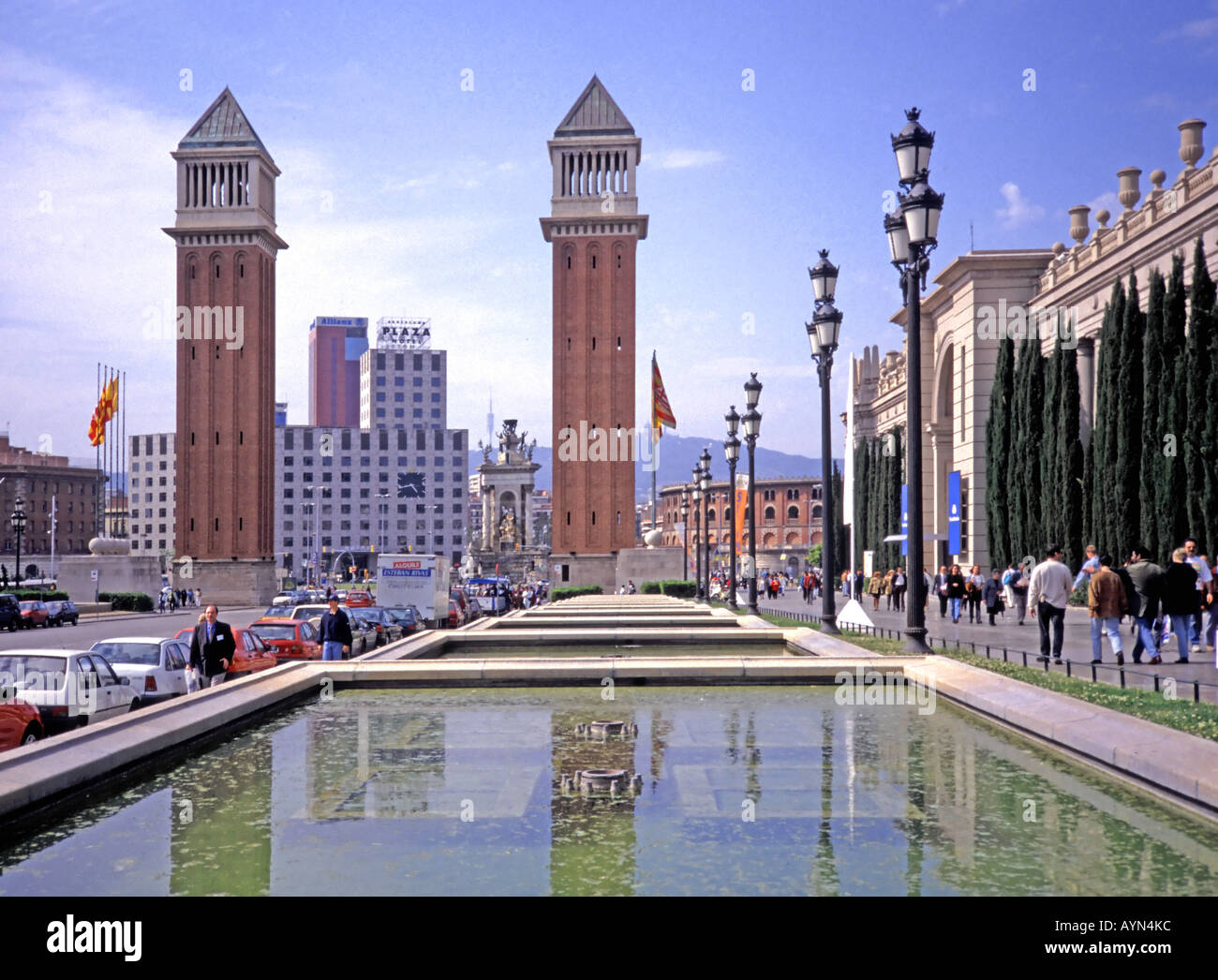 Centro esposizioni centro Catalunya Barcellona Spagna Foto Stock