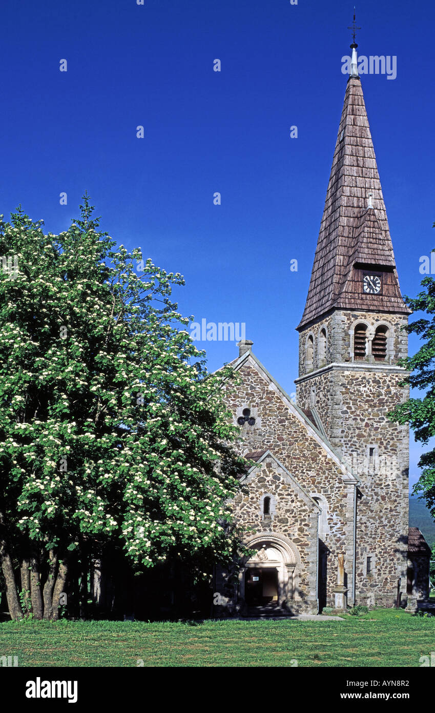 Chiesa in Zieleniec Sudety Mountains Polonia Foto Stock