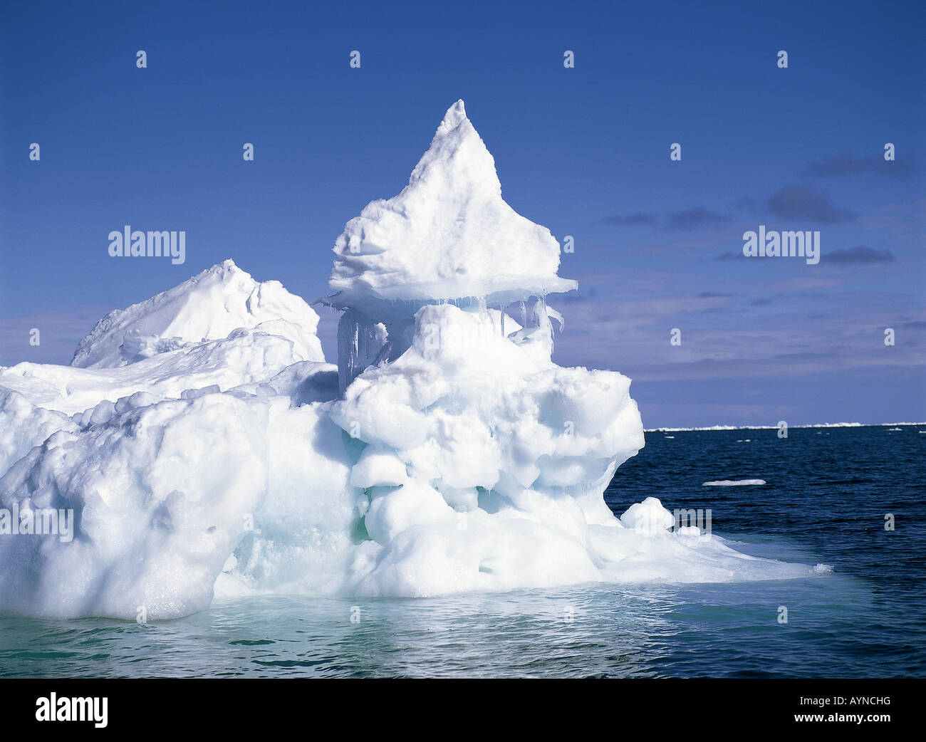 Iceberg nel Mare di Ross Antartide Foto Stock