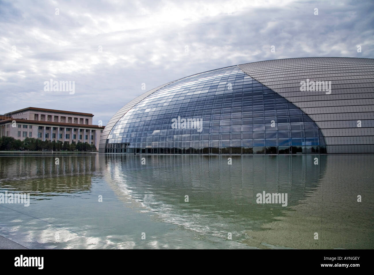 Centro Nazionale per le Arti dello spettacolo a Pechino Foto Stock