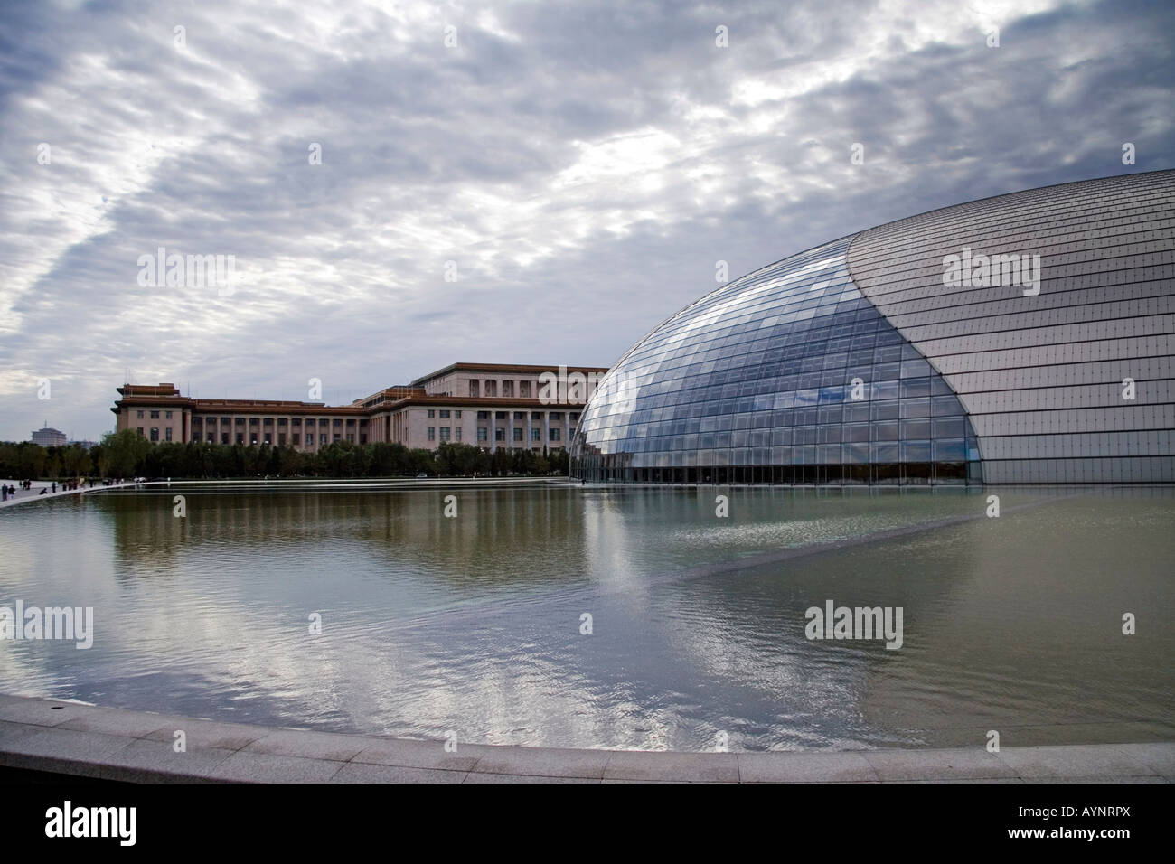 Centro Nazionale per le Arti dello spettacolo a Pechino Foto Stock