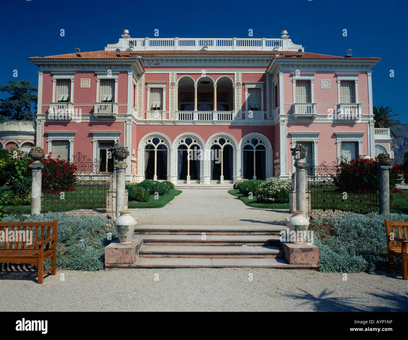 Francia Cote d Azur St Jean Cap Ferat Foto Stock