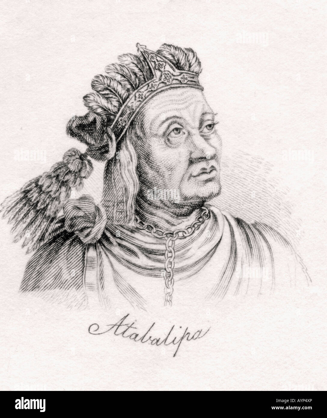 Atahualpa 1497 1533 Foto Stock