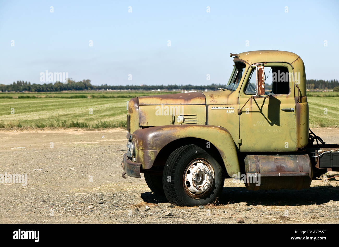 camion dell'azienda agricola Foto Stock