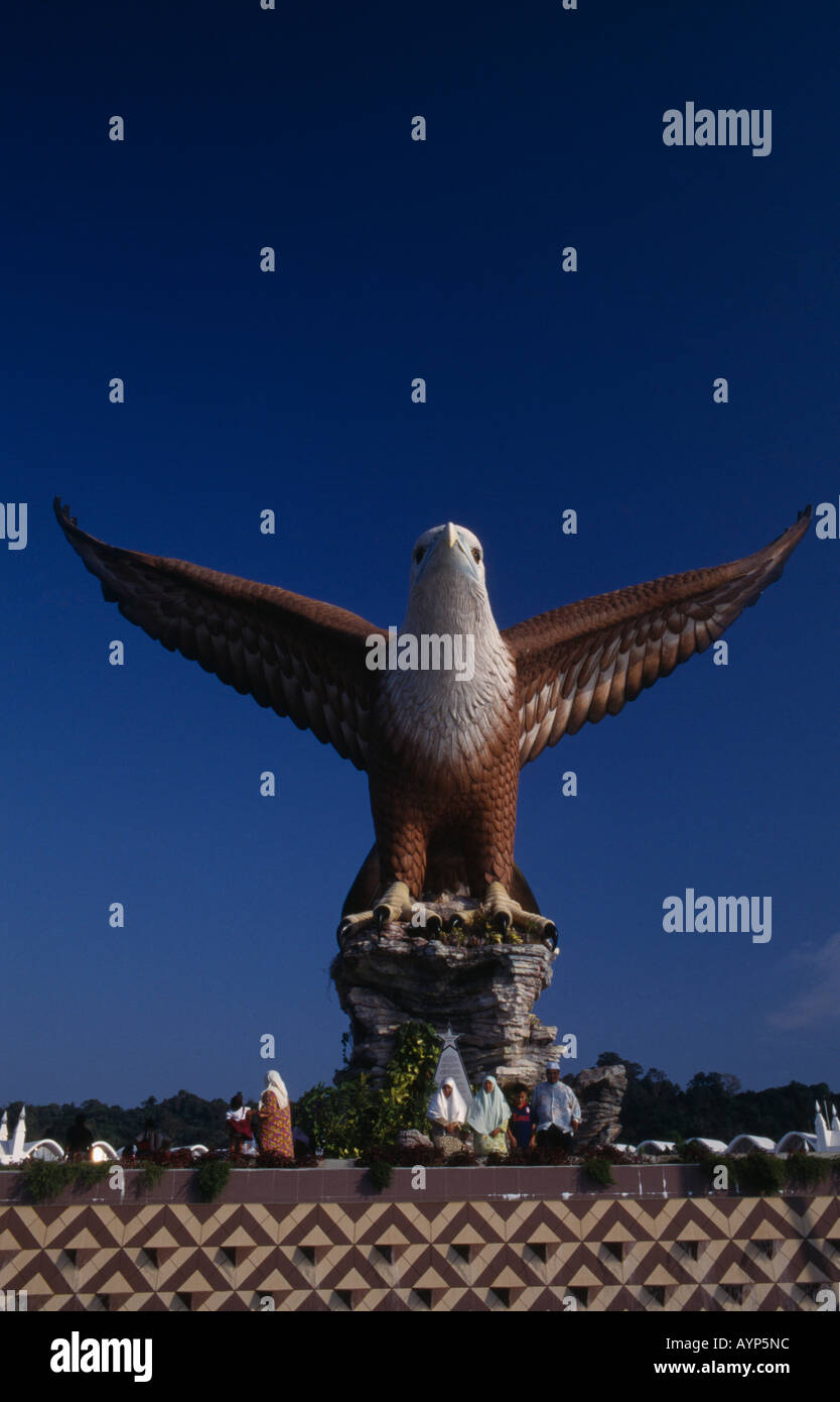 MALAYSIA Kedah Langkawi Kuah Datang Lang Eagle Square Foto Stock