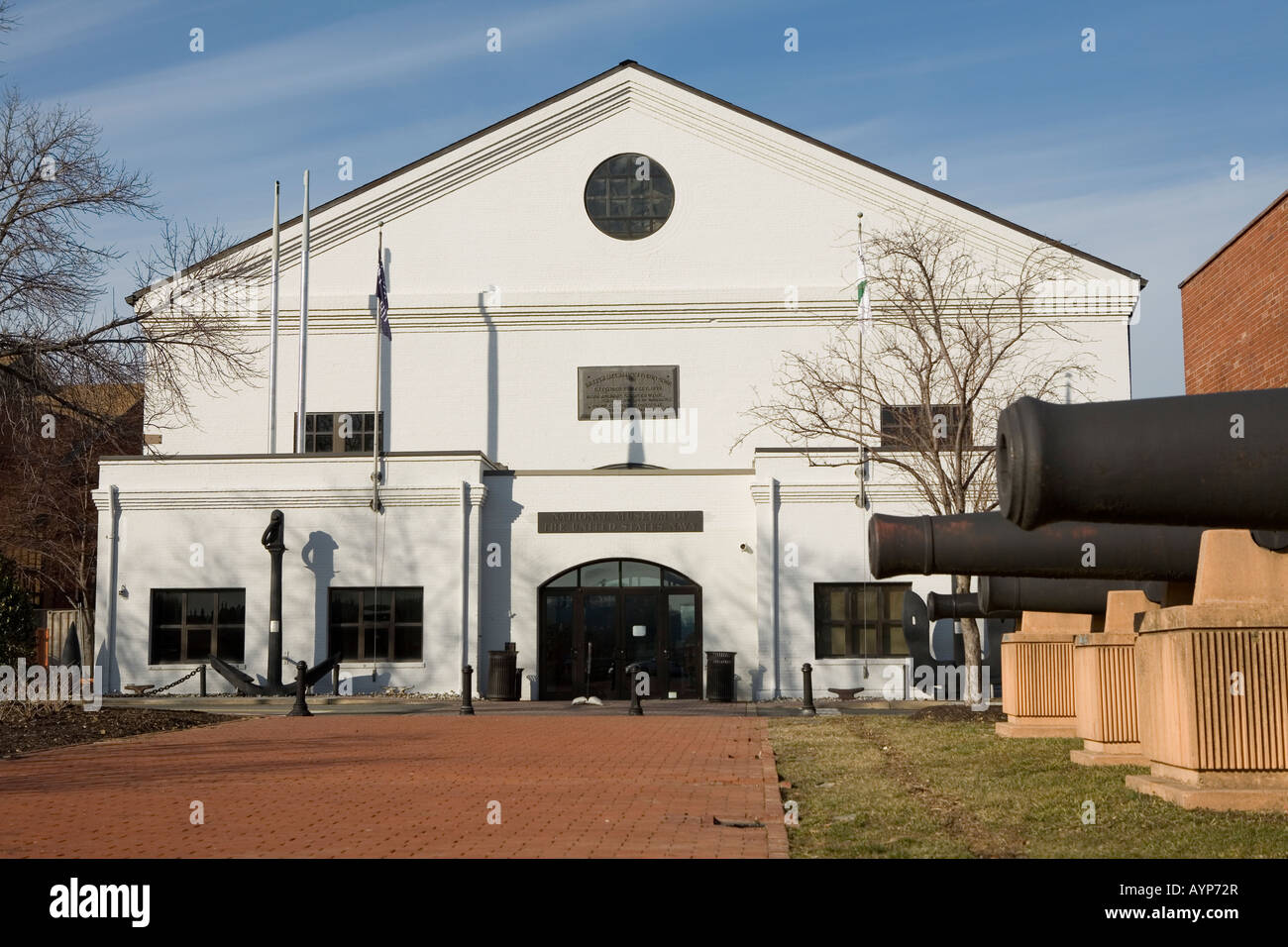 U S Marina Nazionale entrata al Museo di Washington DC Foto Stock
