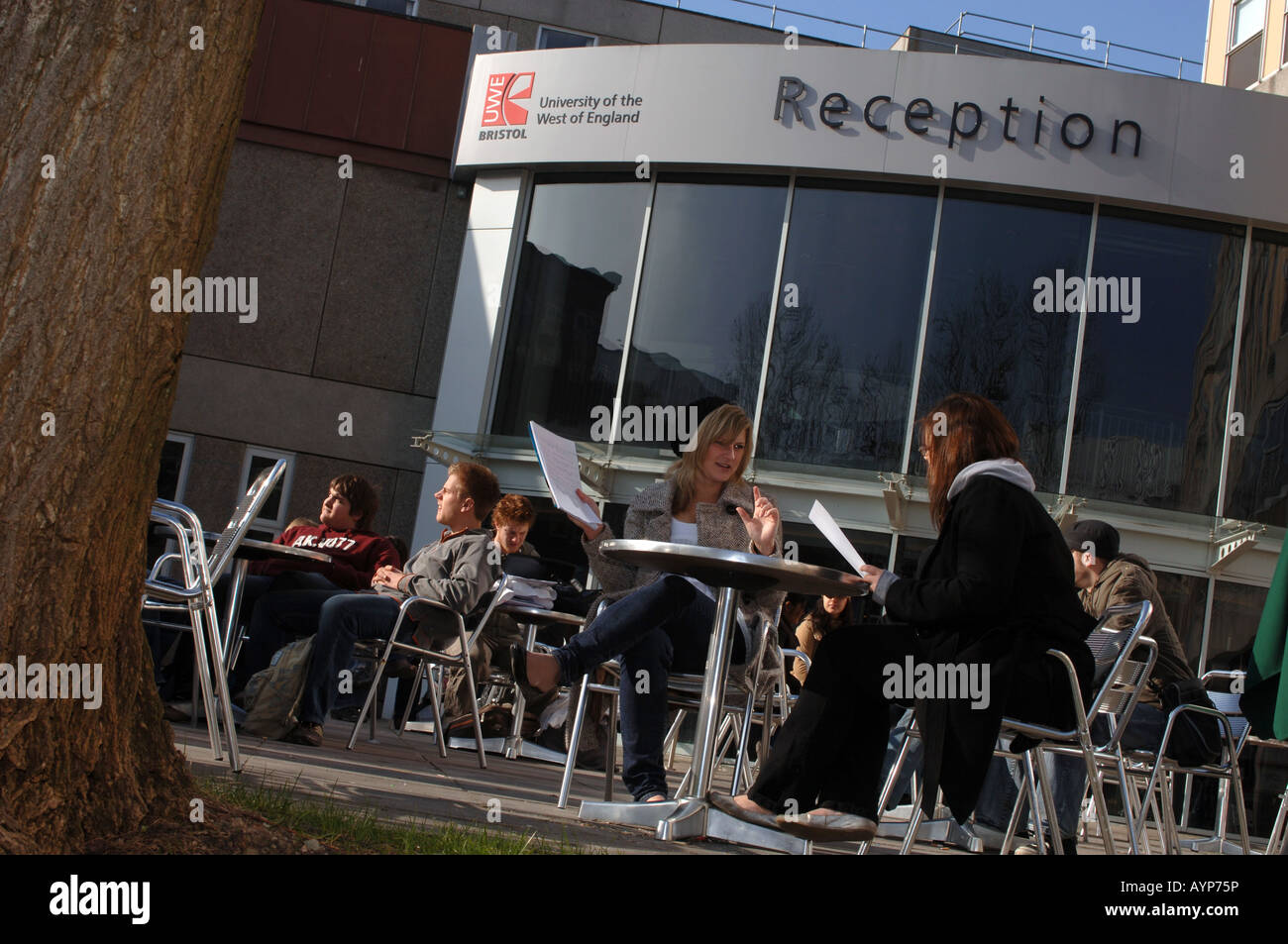 La University of West England, Frenchay campus in Bristol Somerset, Regno Unito. Foto Stock