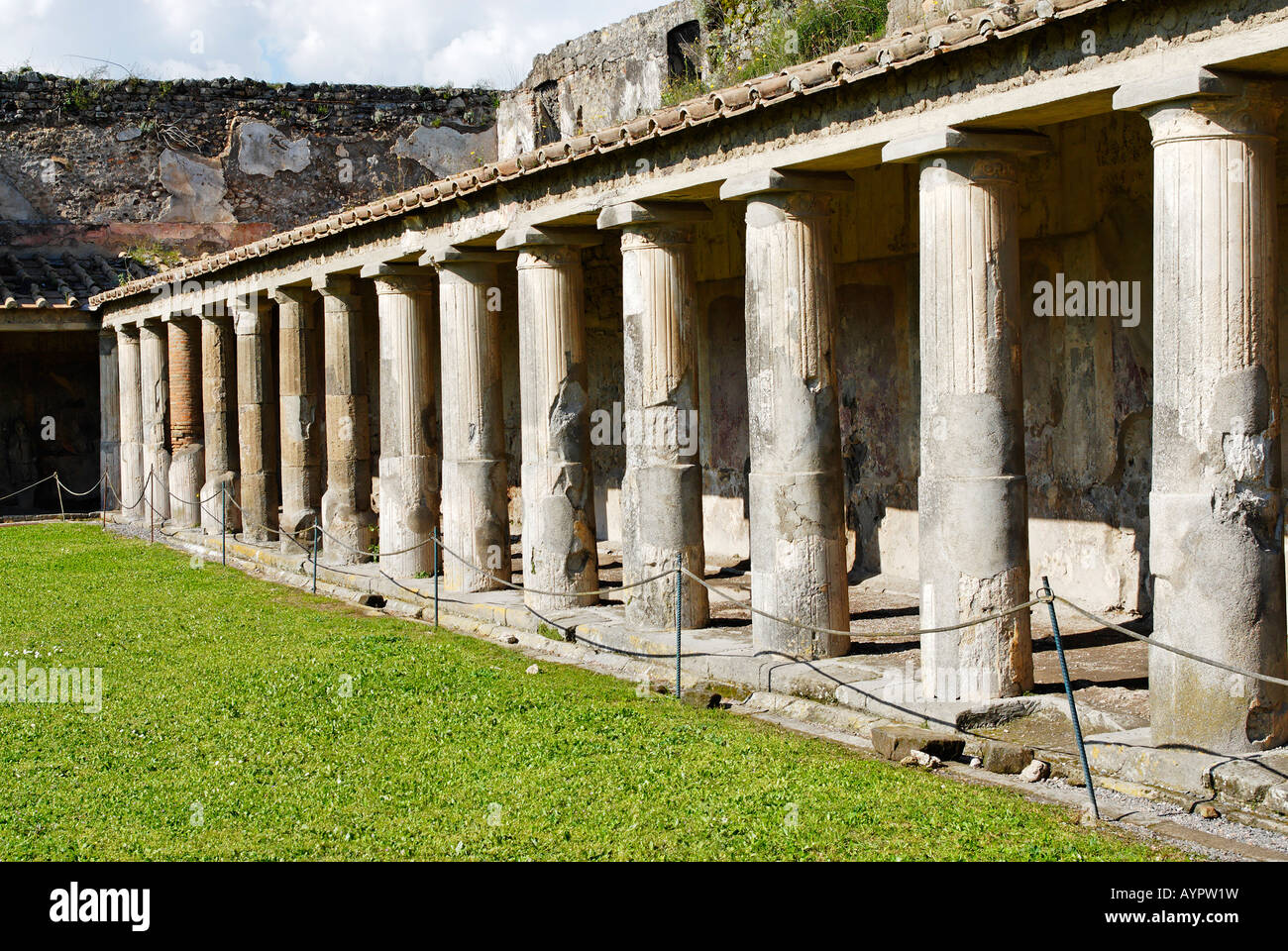 Terme di Stabia (Stabian bagni), Pompei (Pompei), Campania, Italia Foto Stock