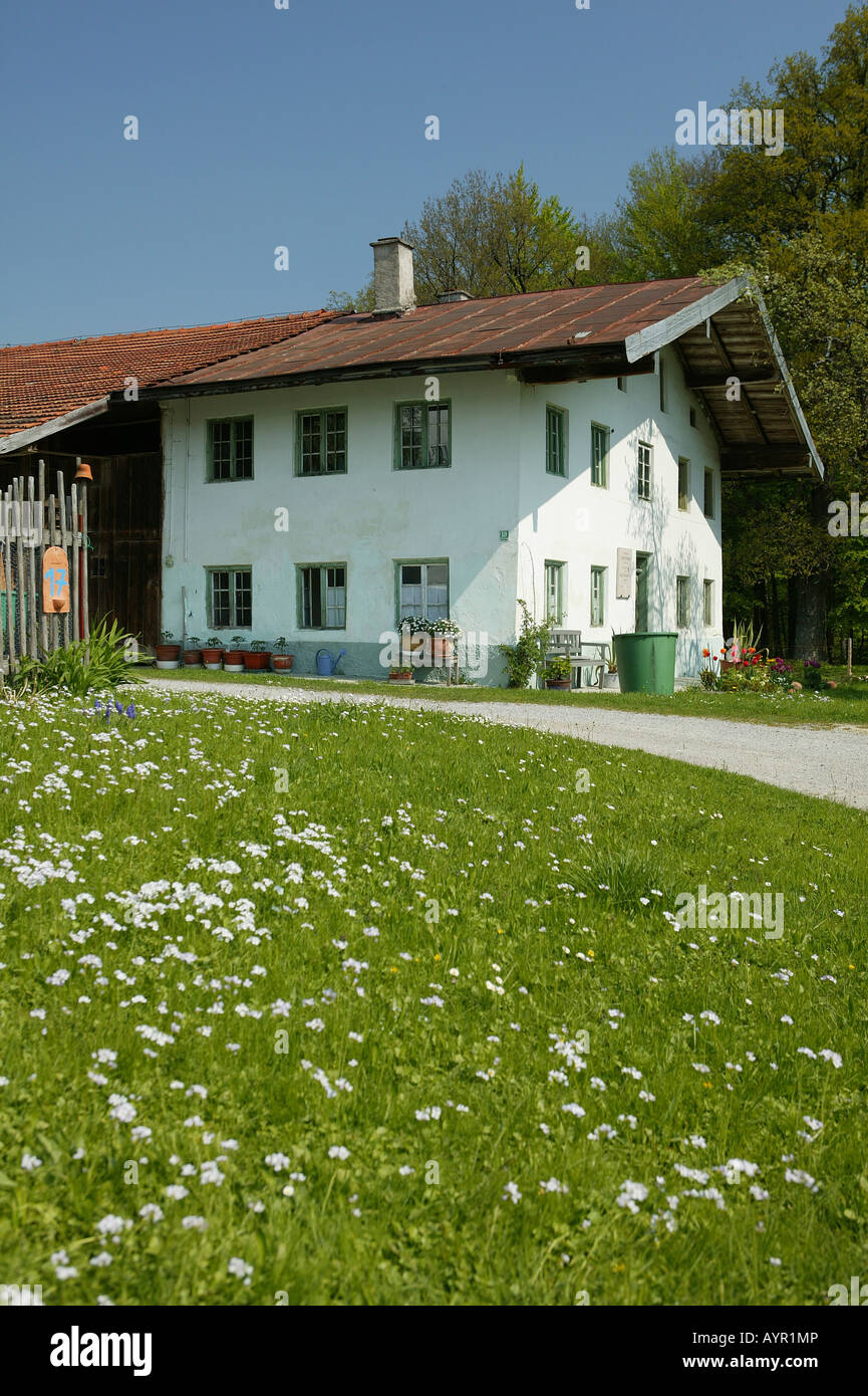 Ratzinger/Papa Benedetto XVI casa famiglia, Traunstein, Alta Baviera, Baviera, Germania, Europa Foto Stock