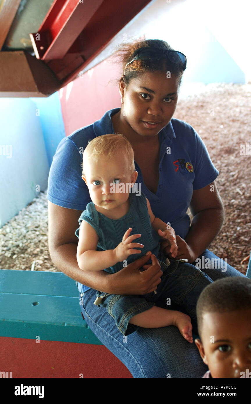 Antille Olandesi Bonaire un asilo nido Foto Stock
