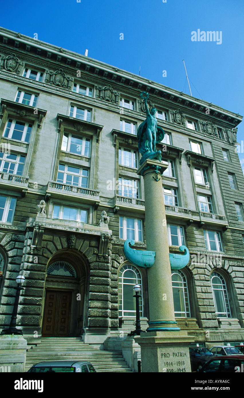 Cunard Building Liverpool Merseyside England Foto Stock