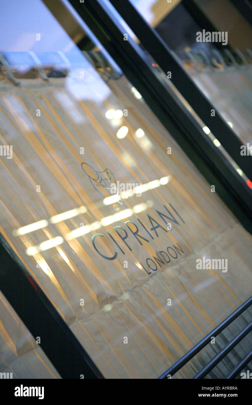 Cipriani Restaurant Foto Stock