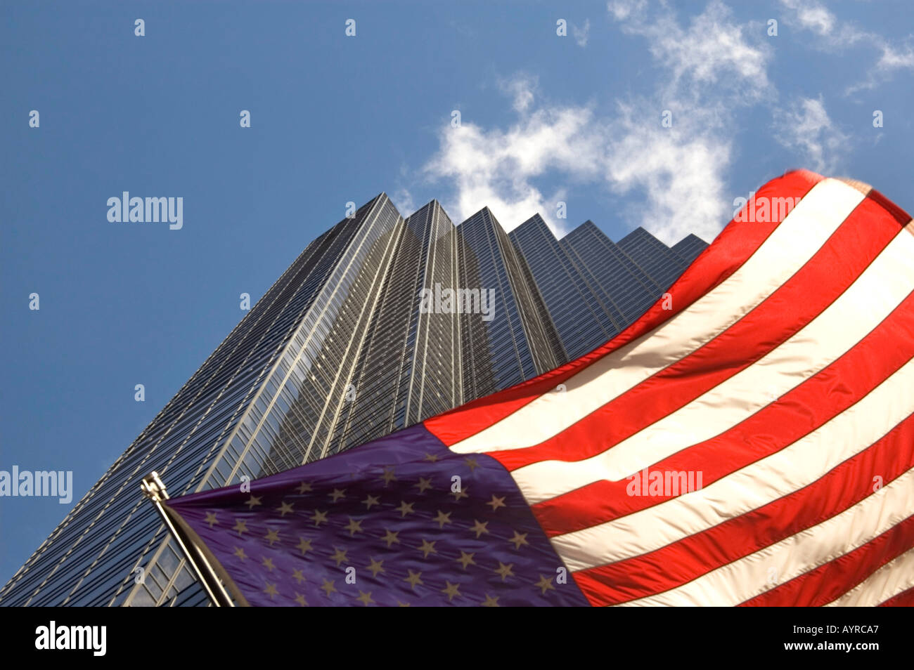 TRUMP TOWER sulla Quinta Avenue Midtown Manhattan NEW YORK CITY STATI UNITI D'AMERICA Foto Stock