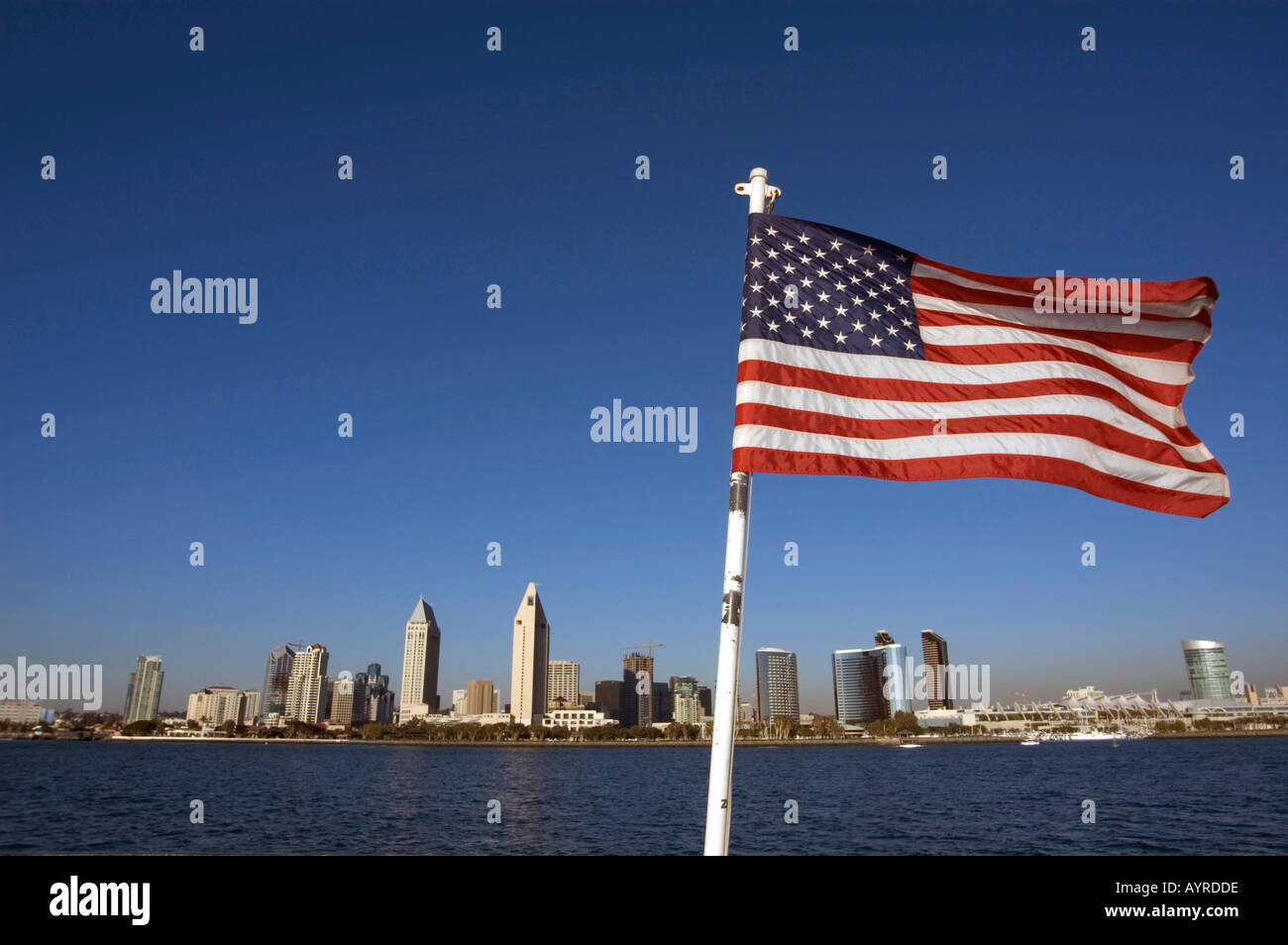 SAN DIEGO BAY AREA EMBARCADERO CALIFORNIA STATI UNITI D'AMERICA Foto Stock