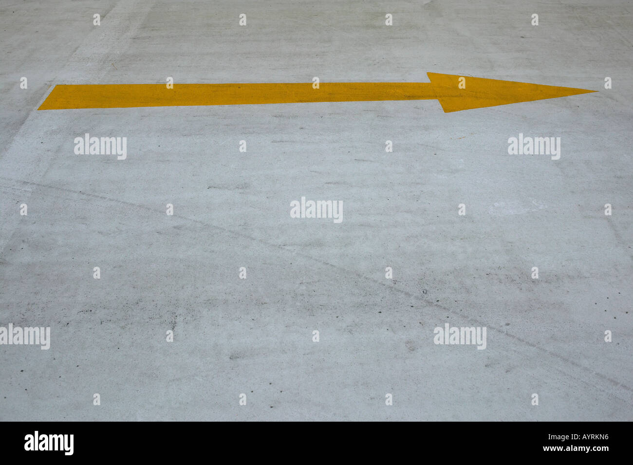 Freccia, parcheggio Foto Stock