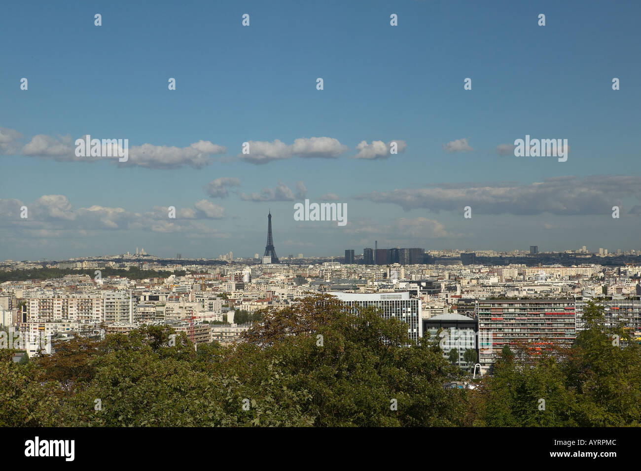 Vista di Parigi, Francia Foto Stock