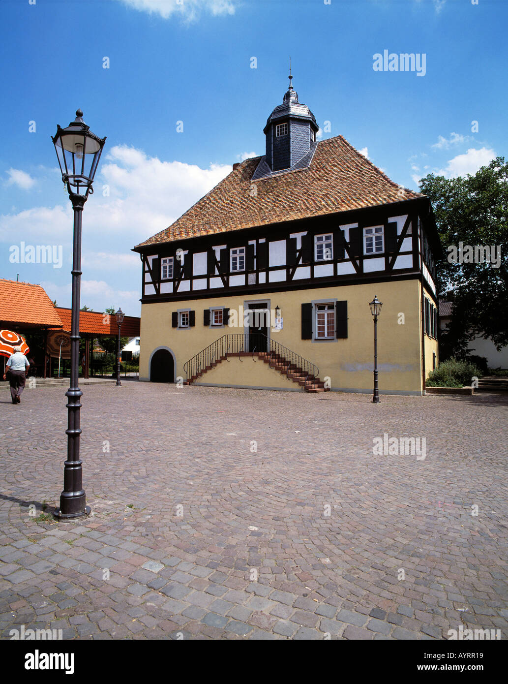 Schloss in Ruchheim, Ludwigshafen am Rhein-Ruchheim, Renania-Palatinato Foto Stock