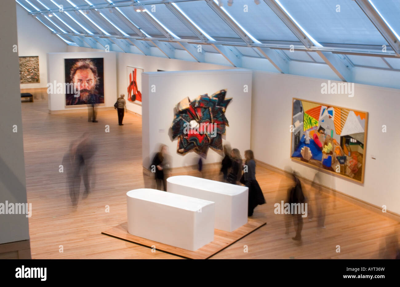 Arte moderna ala del Metropolitan Museum of Art in Manhattan New York City Foto Stock