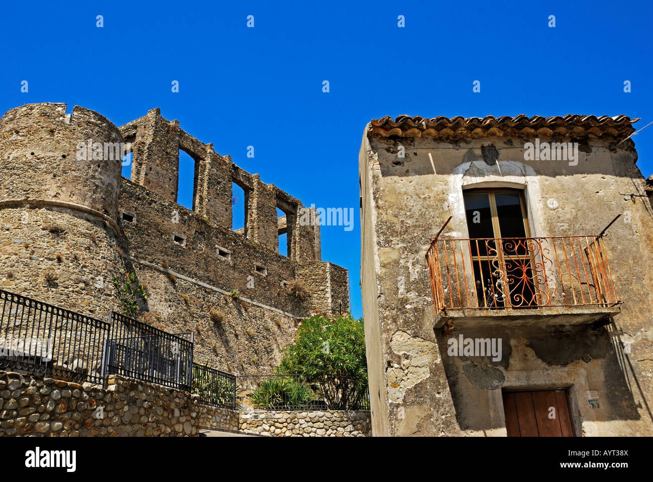 Squillace, borgo medievale in Calabria, Italia Meridionale Foto Stock