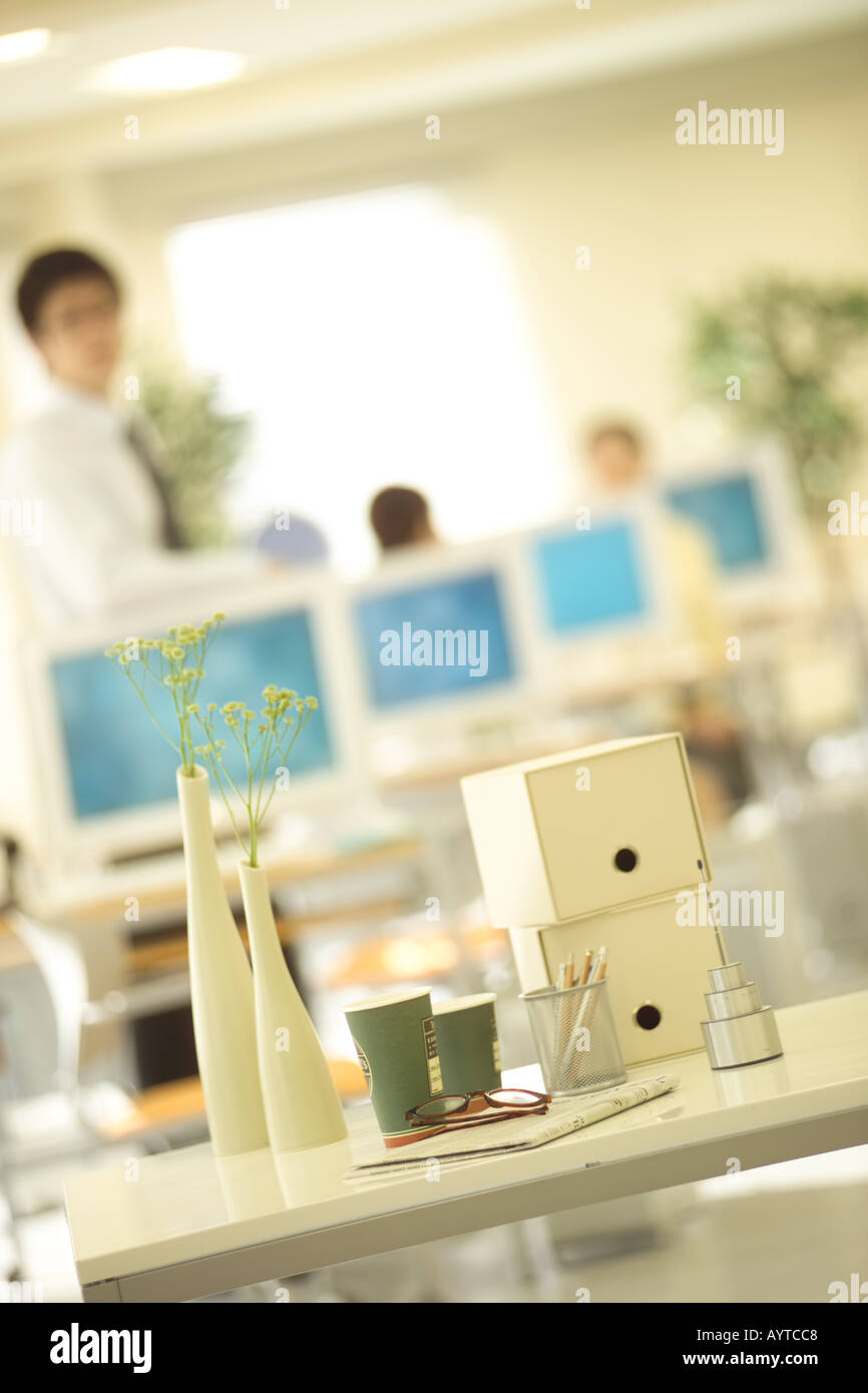 Vive ancora in una sofisticata office Foto Stock