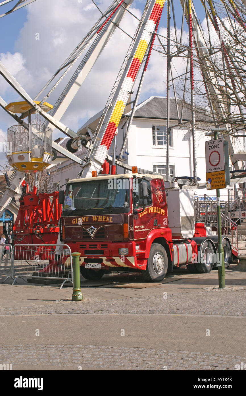 La grande ruota in Carfax Horsham West Sussex Regno Unito Foto Stock