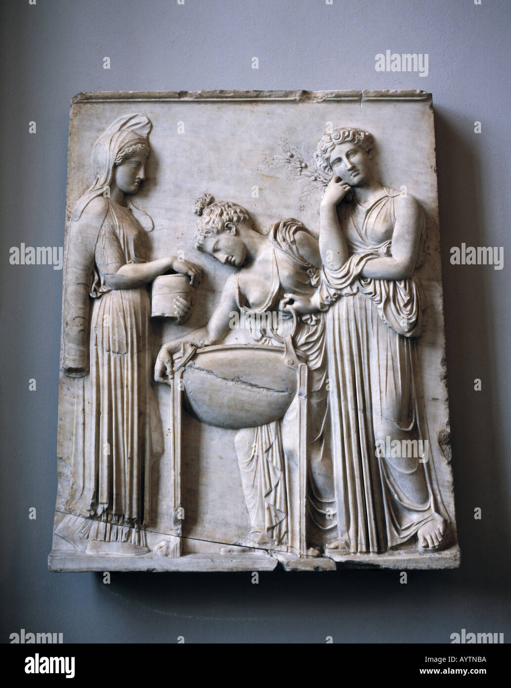 Sollievo Medea und die Toechter des Pelias in der Antikensammlung im Pergamonmuseum von Berlin Foto Stock