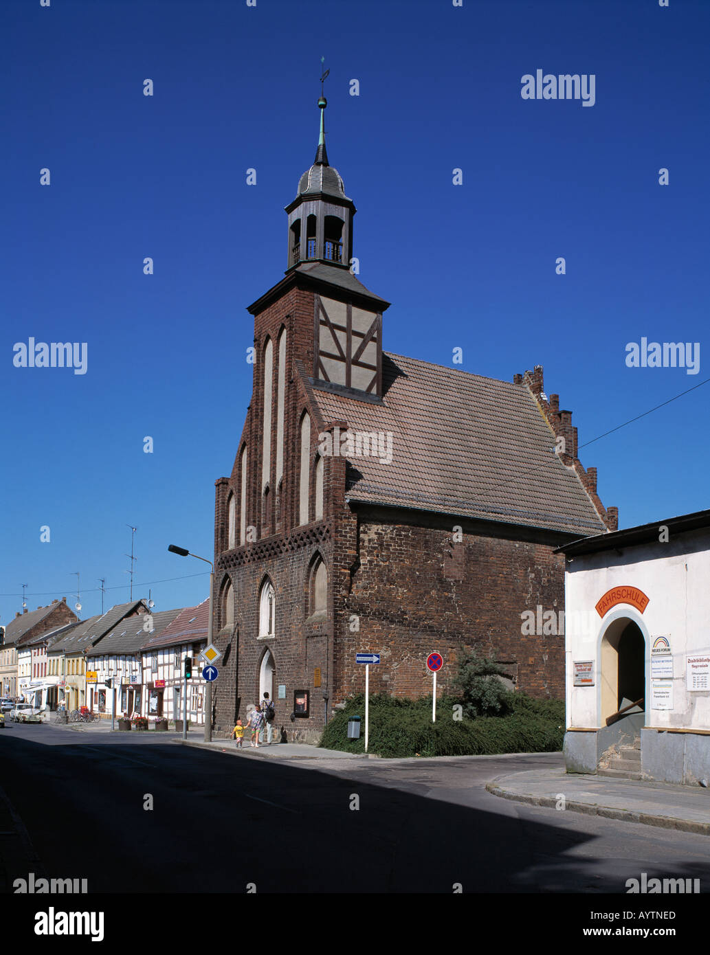 In Heiliggeist-Kapelle Angermuende, Uckermark, Brandenburg Foto Stock