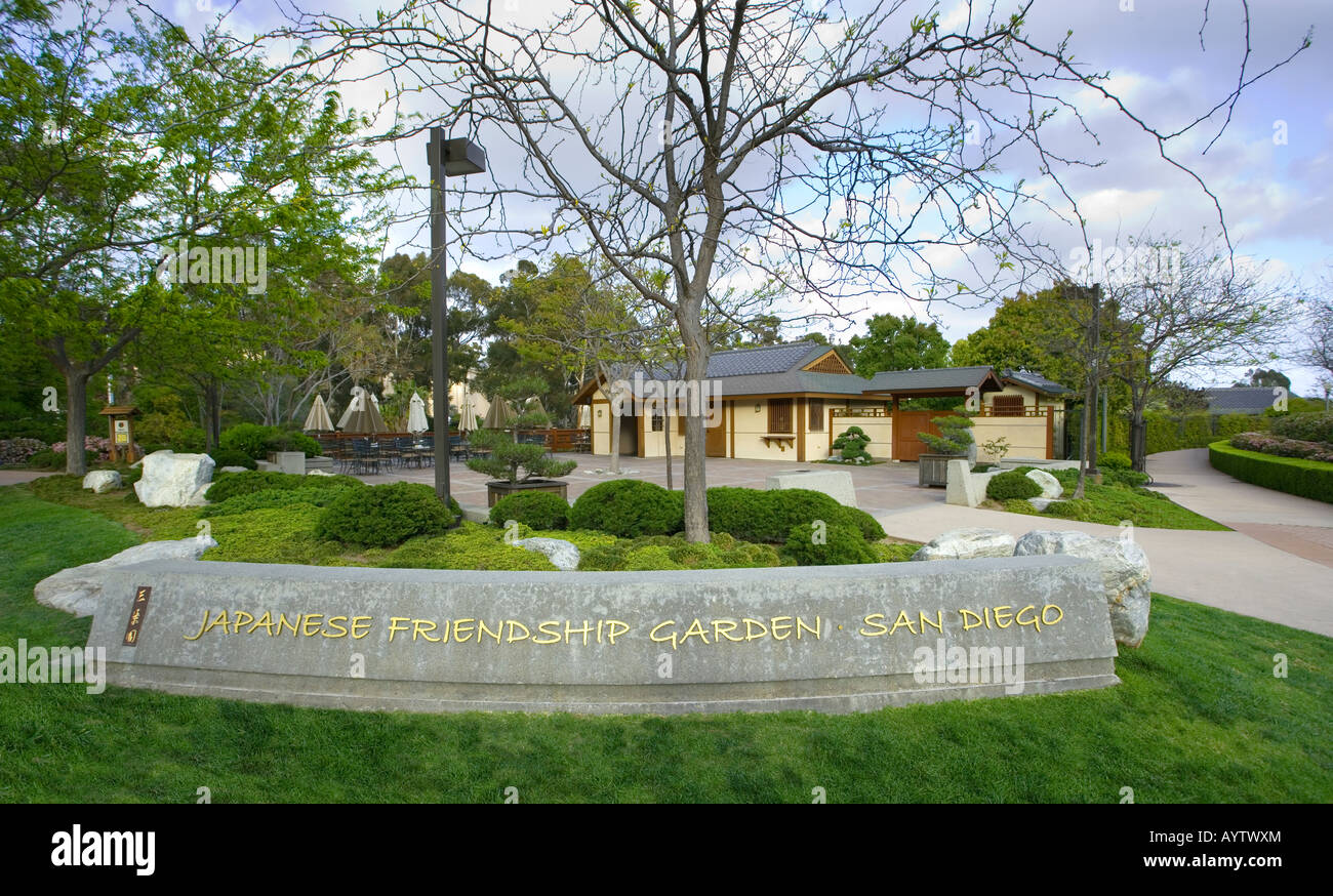 Amicizia Giapponese giardino, Balboa Park,San Diego, California Foto Stock
